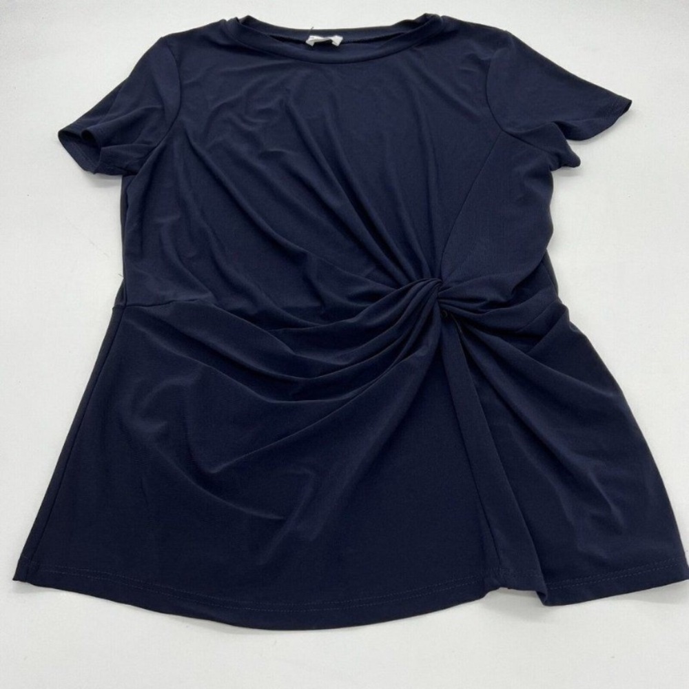 Le Lis Blue Knot Blouse size medium